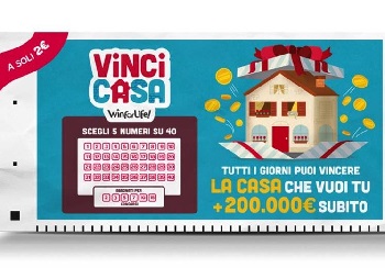 Lotería italiana VinciCasa - gana una casa en Italia