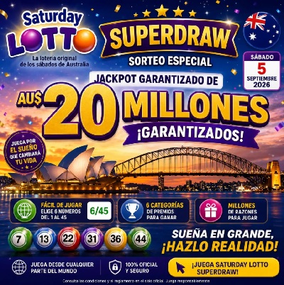 SuperDraw Australia Saturday Lotto