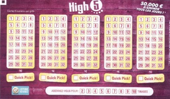 La lotería High 5 de Luxemburgo