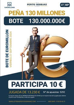 Peña especial EuroMillones de Pepito Herranz