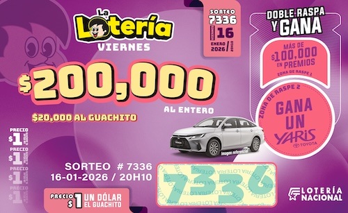 Boleto La Lotería de Ecuador